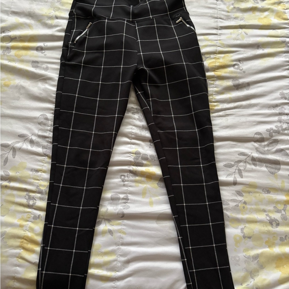 Black and White Checkered Pants